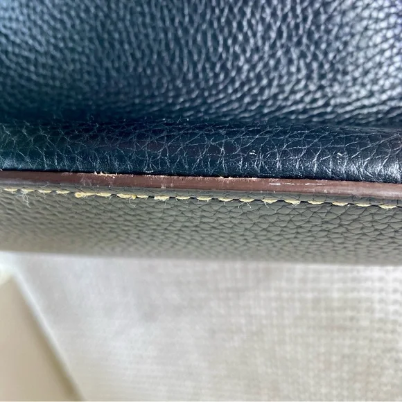 Dooney and Bourke Ruby Dome Black Leather Small Crossbody Bag - Picture 13 of 14